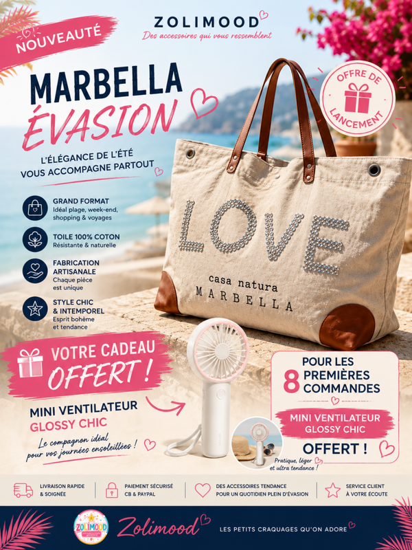 Cabas Marbella Évasion  L'élégance de l'été