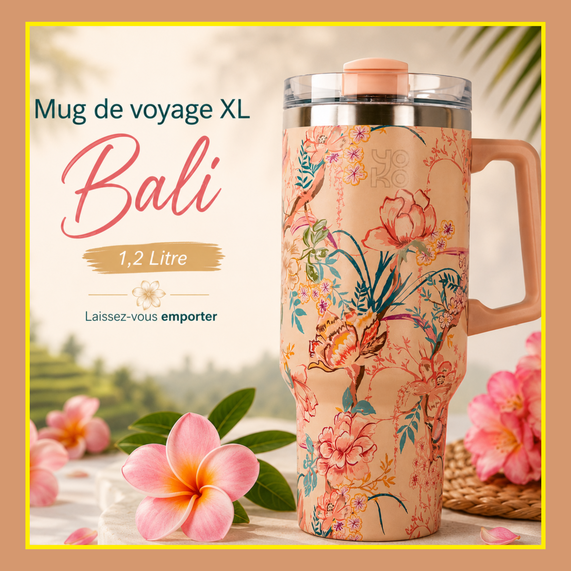 Mug de voyage XL « Bali »  1,2 L