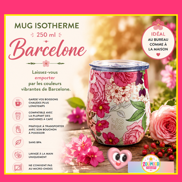 Mug isotherme « Barcelone » 250 ml