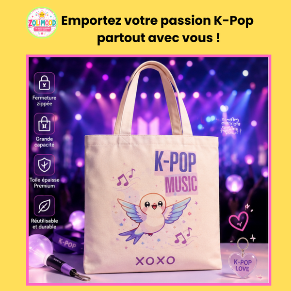 Tote Bag Premium K-Pop Music – XOXO
