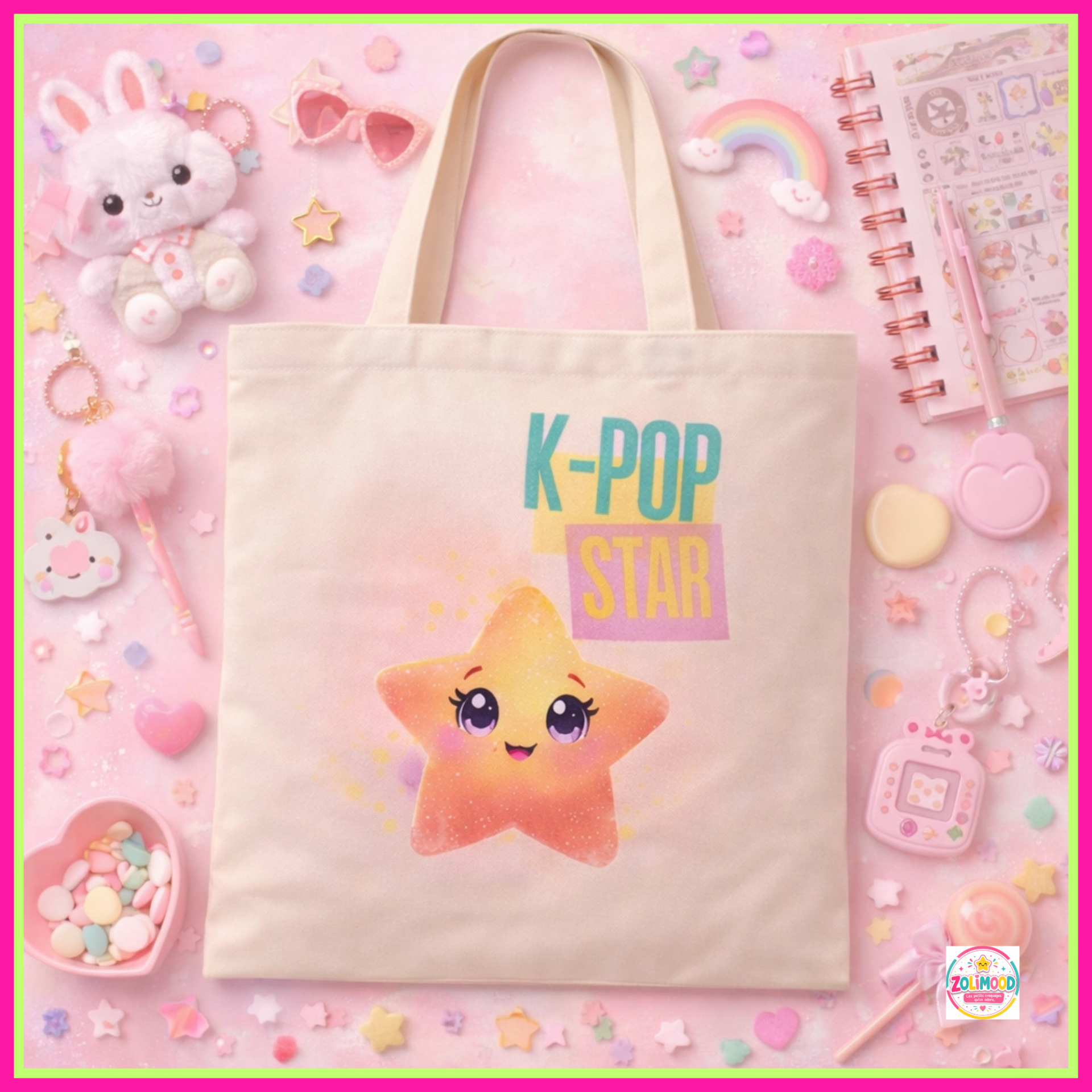 ⭐ Tote Bag Premium K-Pop Star ⭐