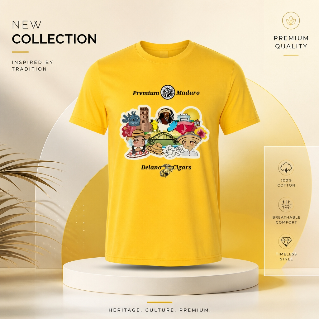 Delano Cigars 100% Gildan Cotton T-Shirt.