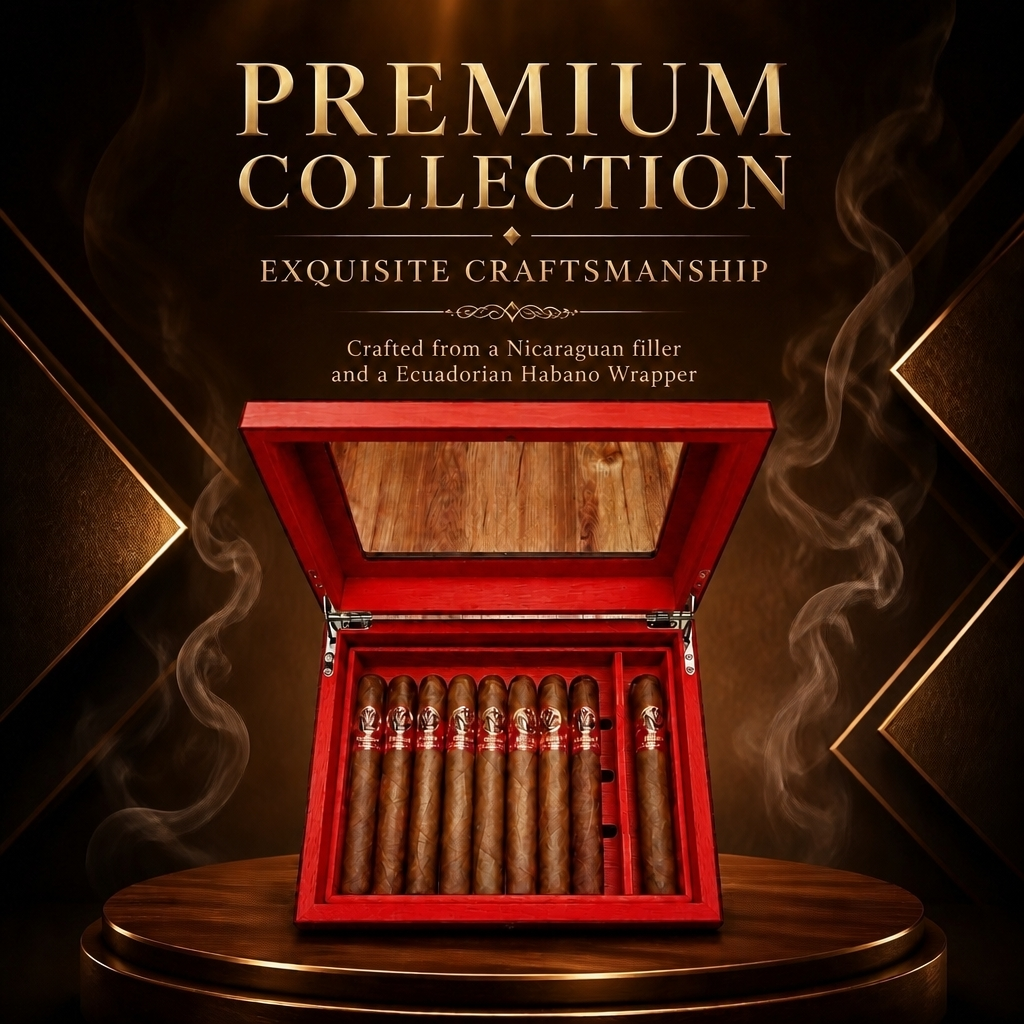 Premium Toro Gordo Cigars (56x6.5"). Red Label.