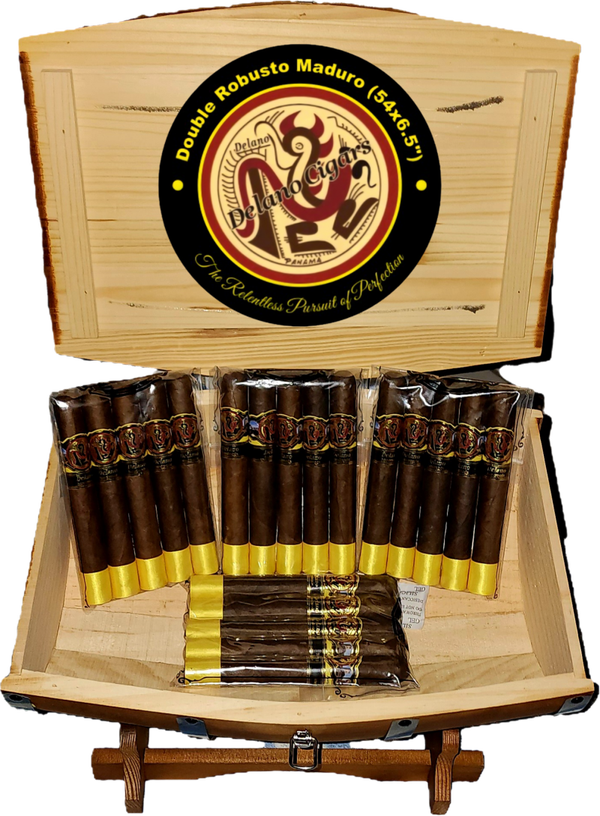 Double Robusto Maduro (6.5"x54). Yellow Label.
