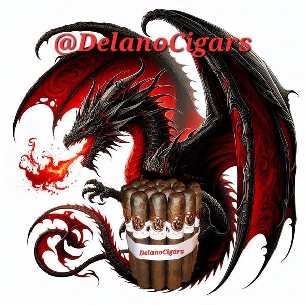 Delano Premium Maduro Cigars (6"x60). White Label.