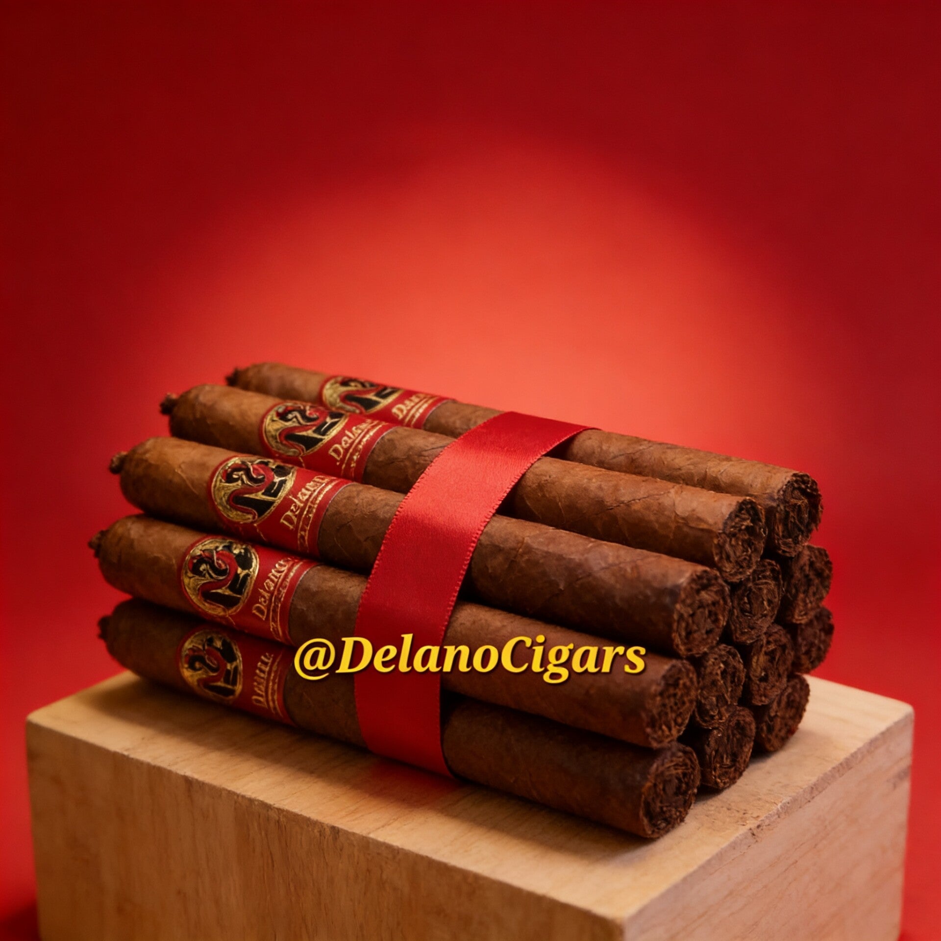 Delano Premium Toro Gordo Cigars (6.5"x56). Red Label.