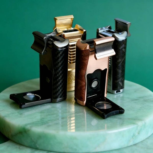 Five In One Triple Flame Cigar Lighter Series.