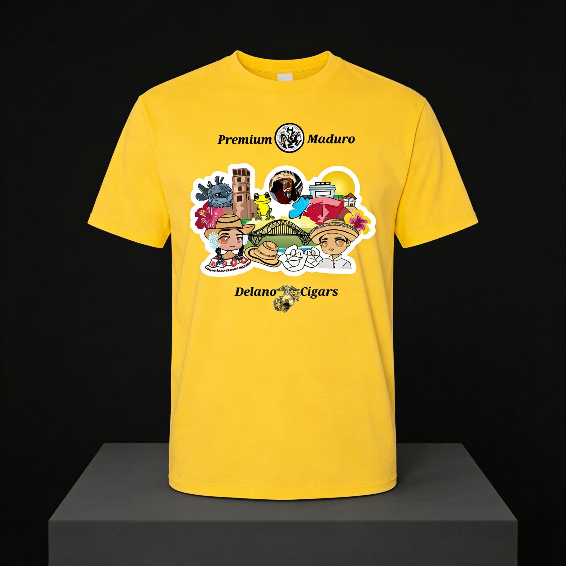 Delano Cigars 100% Gildan Cotton T-Shirt.