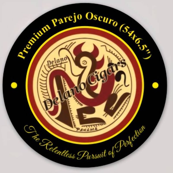 Premium Parejo Oscuro (6.5"x54). Yellow Label.