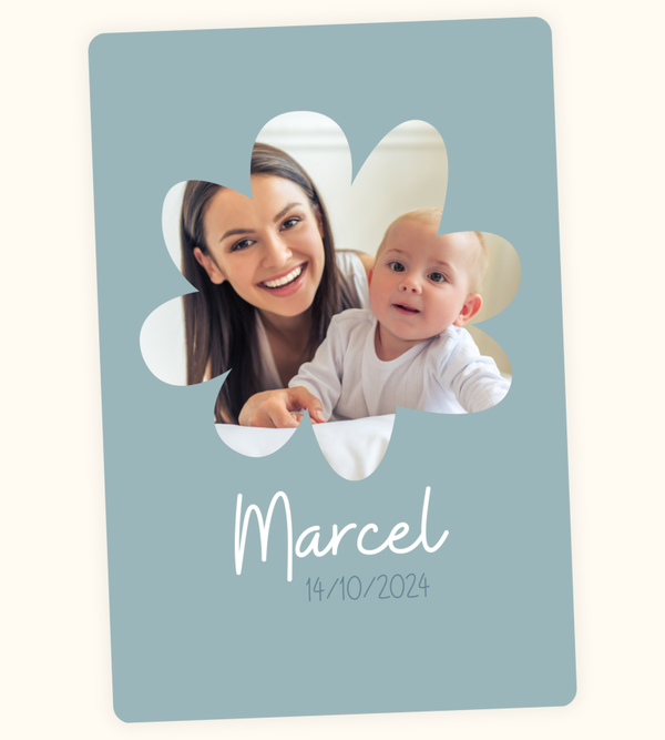 Faire-part "Marcel" - Rectangle