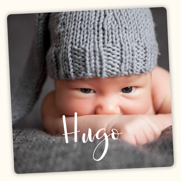 Faire-part "Hugo" - Carré