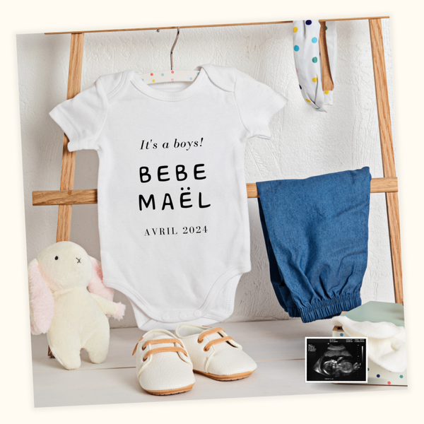 Faire-part "Maël" - Carré