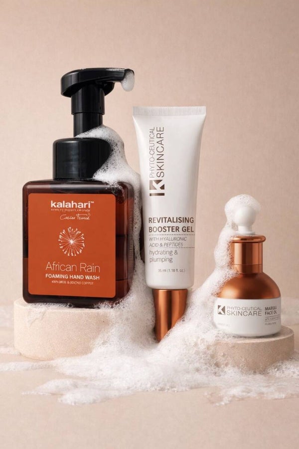 Marula Face Oil  & Revitalising Booster gel ✨ HANDWASH CADEAU!🫧