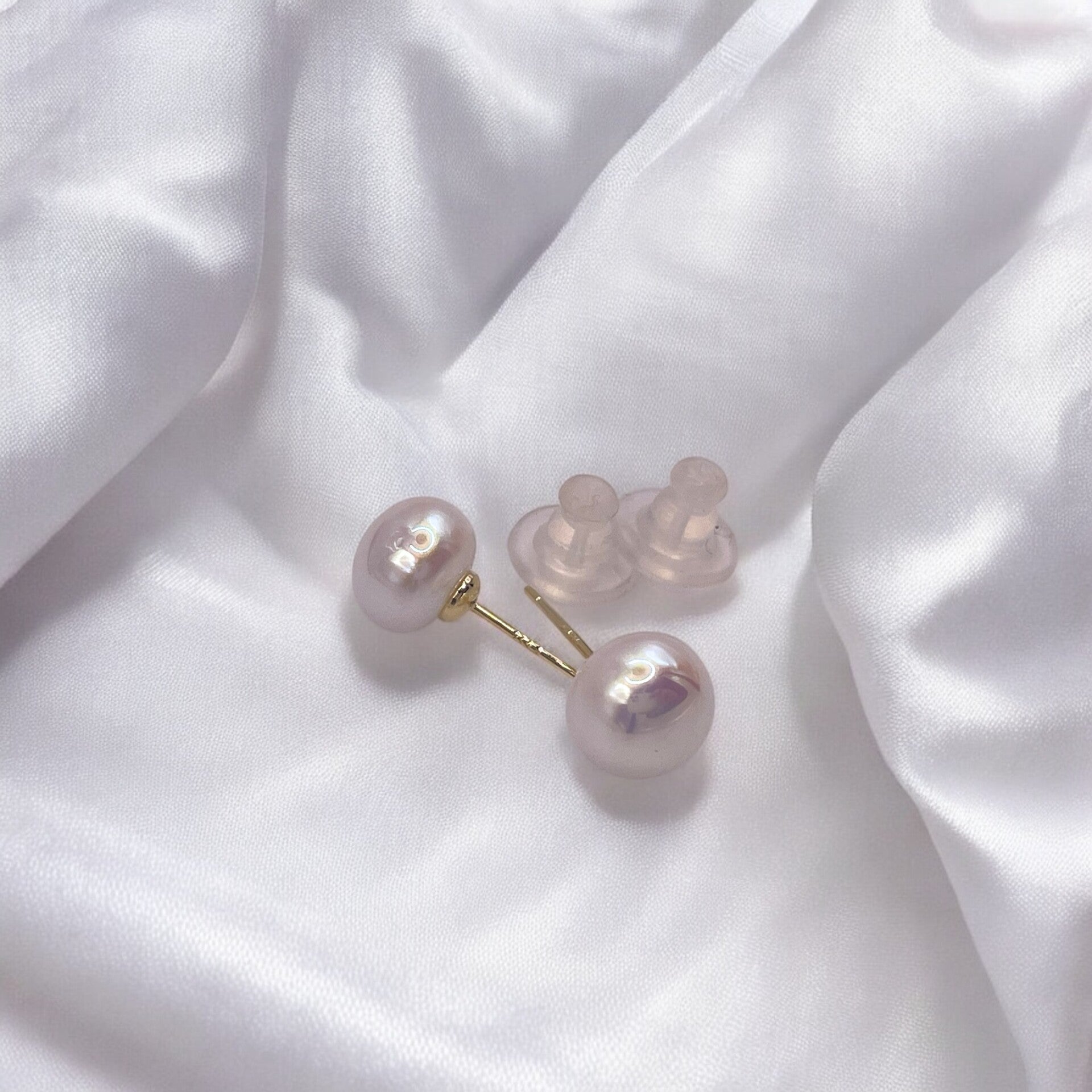 Ohrstecker Gold -Perlen