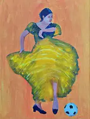 Flamengo danseres met bal