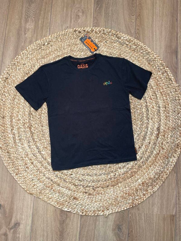 Super gaaf zwart shirt, met opdruk op de achterkant