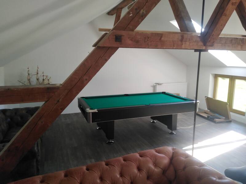 Aufbau und Montage Snookertisch