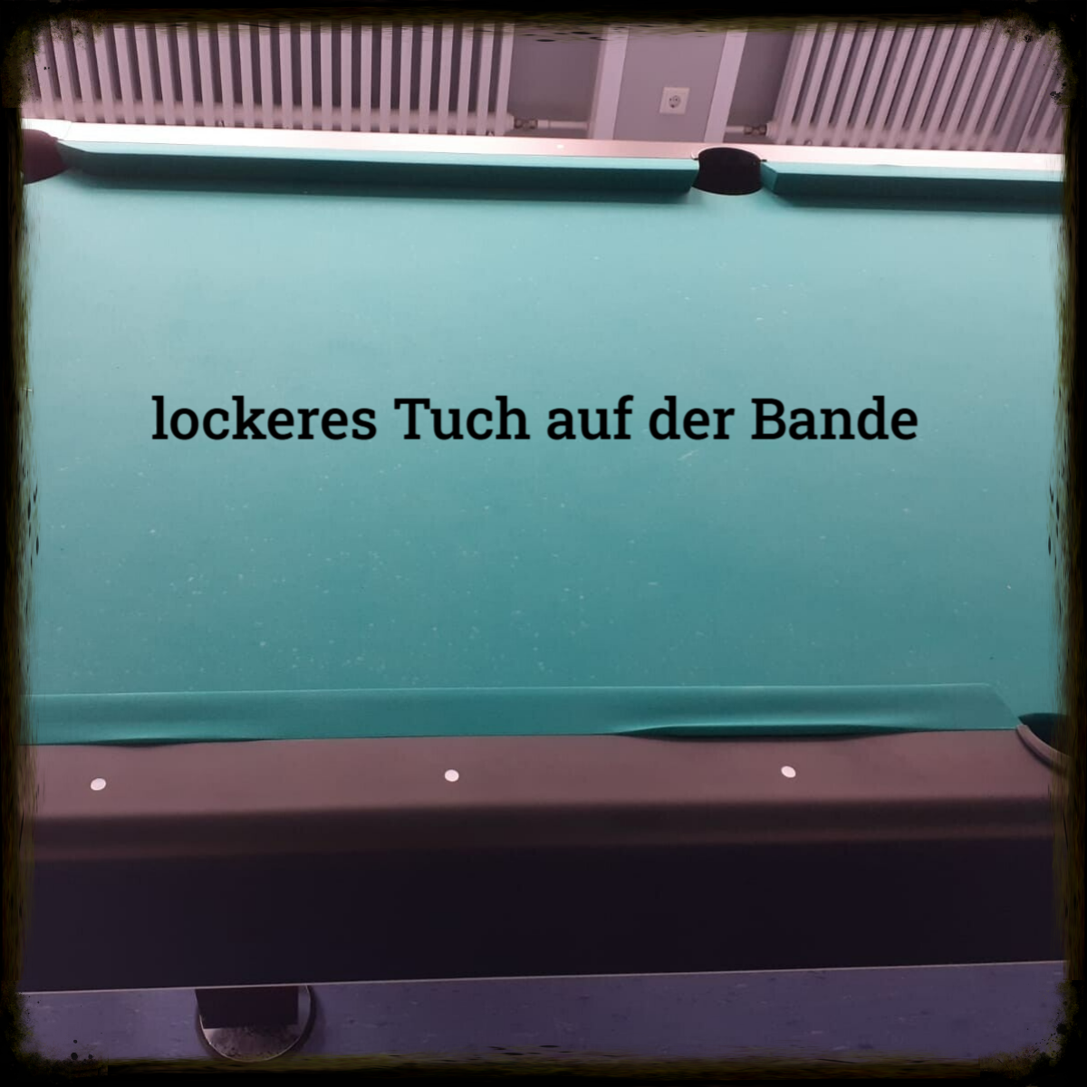 Reparaturen Snookertisch