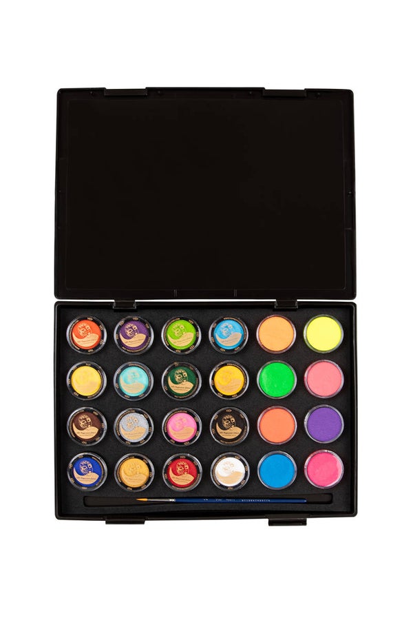 PXP schmink case starterset compleet 24 x 10 gram face paint