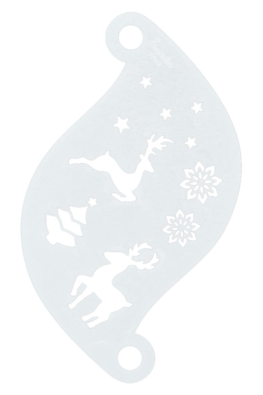 Face Paint Stencil WINTER WONDERLAND