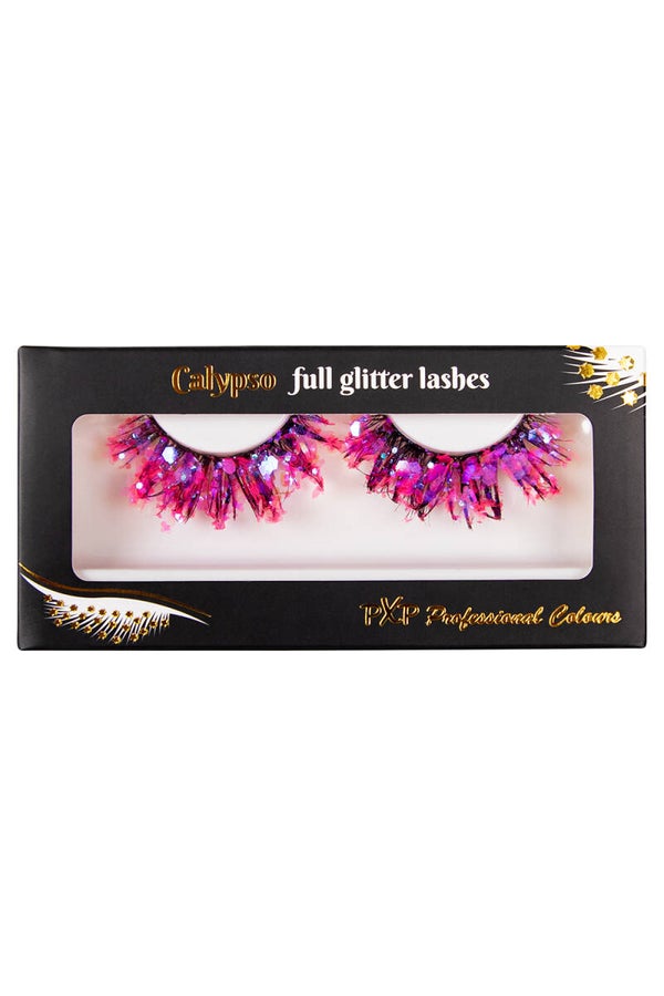 PXP Blossom fluoriserend glitter wimpers Calypso stijl