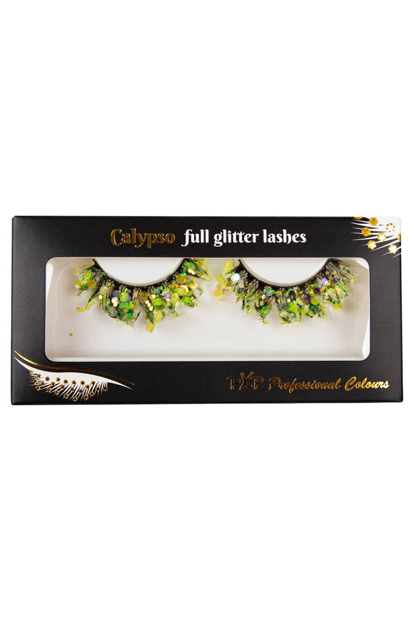 PXP Lime Luminous glitter wimpers Calypso stijl