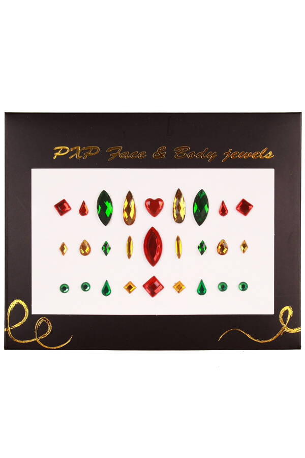 PXP Professional Colours Face & Body jewels rd-gl-gr Model A