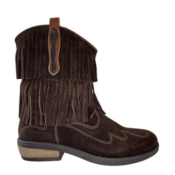 Braqeez Westernlaars Carla Cowboy - Dark Brown
