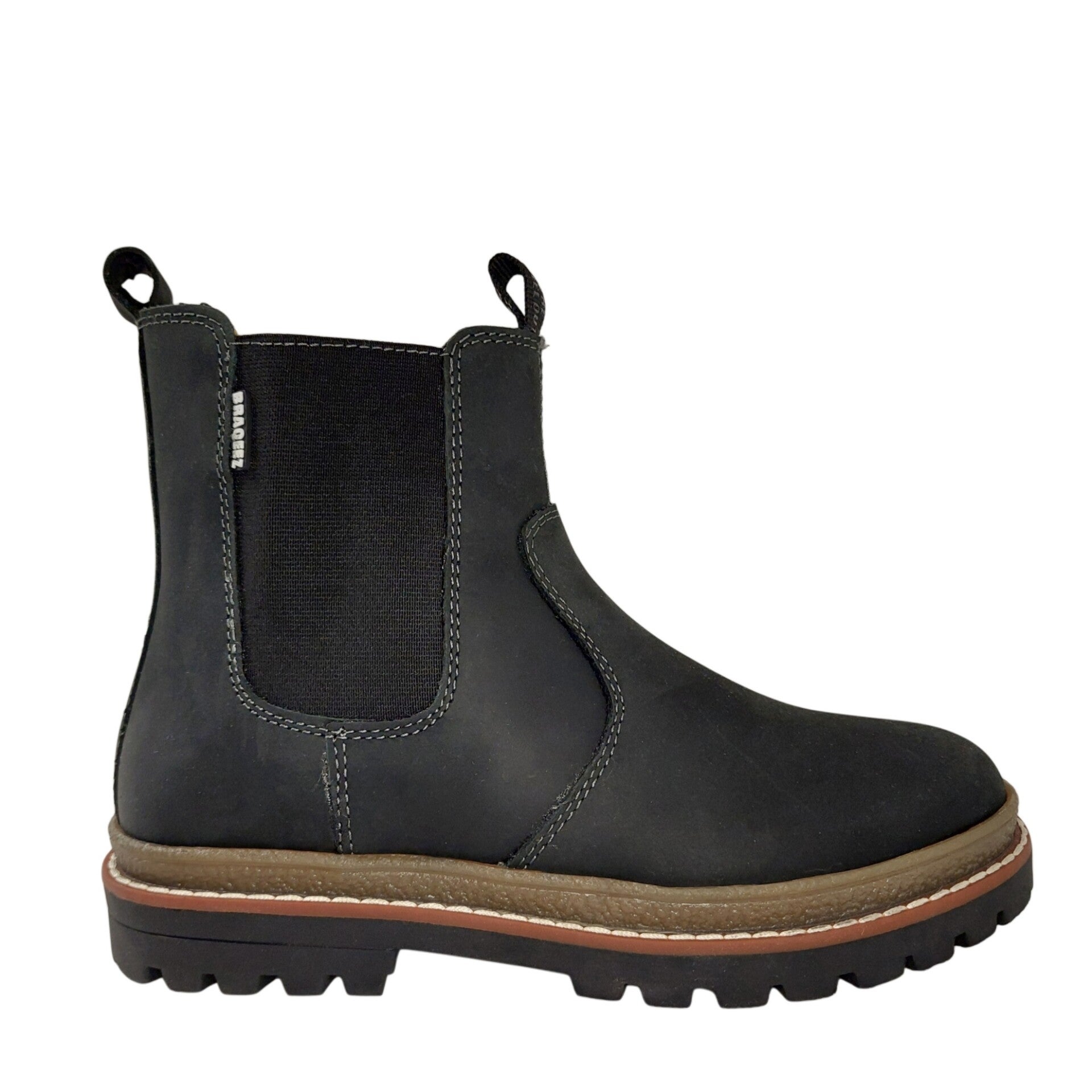 Braqeez Chelsea Boot Hugo Hike - Black