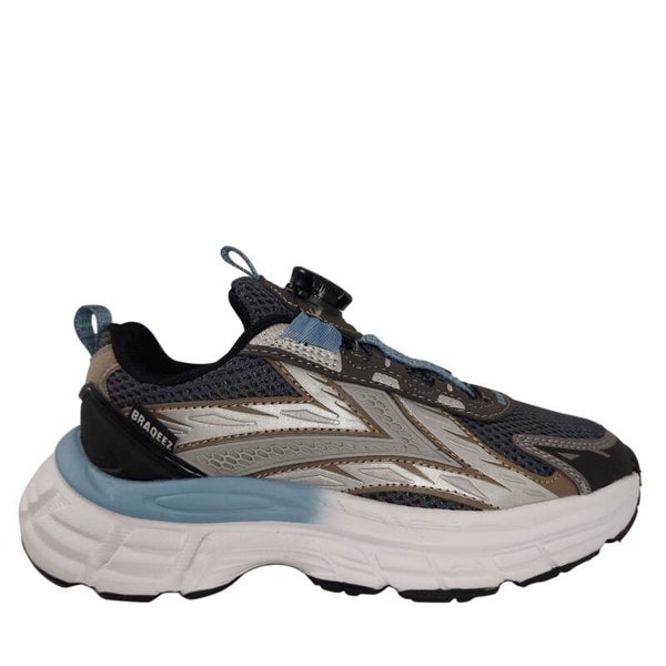 Braqeez Click & Twist Sneaker Giles Gen - Dark Grey