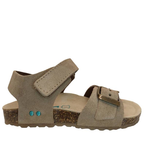 BUNNIES JR SANDAAL BEN BEACH - TAUPE - Flexibele Kurkzool