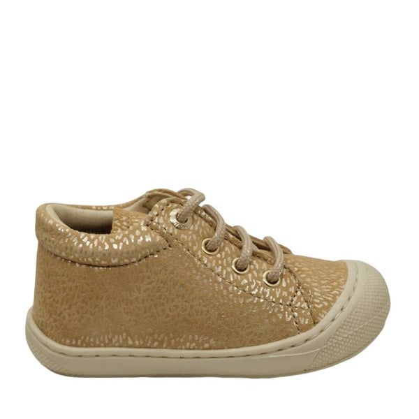 NATURINO BABYSCHOEN COCOON - Suède Sand Metallic Gold