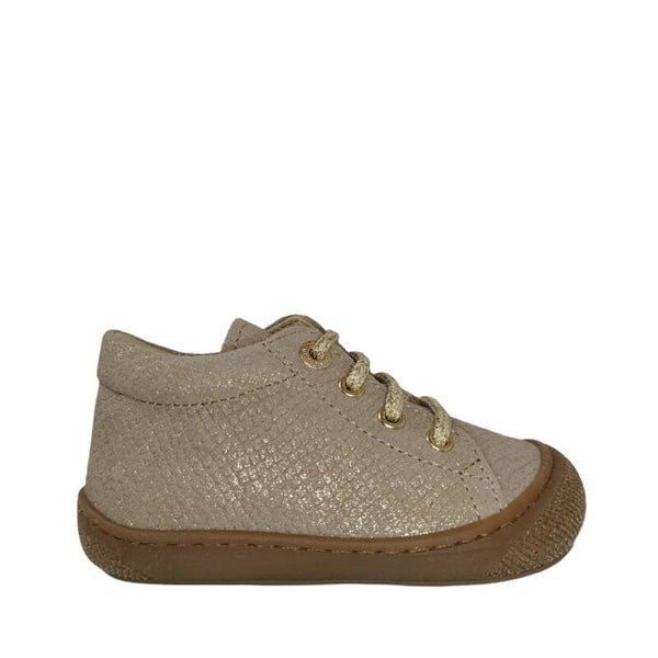 Naturino Babyschoen Cocoon - Lizard Metallic Platinum