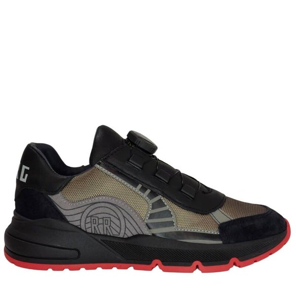 RED-RAG SPEEDLACE SNEAKER BLACK/GOLD