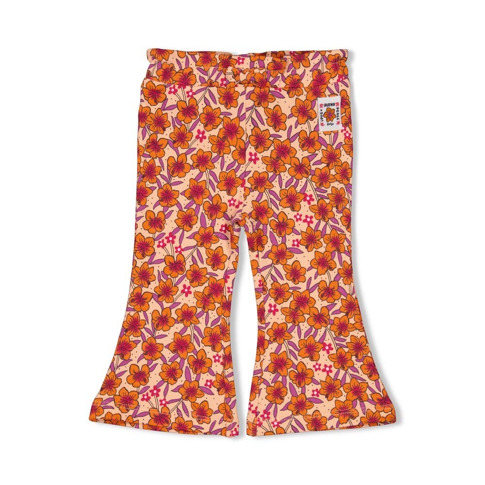 FEETJE FLARE BROEK - LOVE PEACE ALOHA