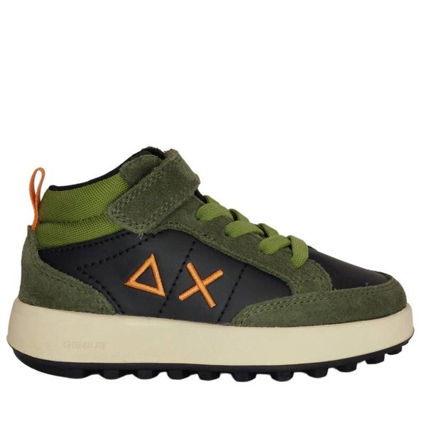 SUN68 MID SNEAKER GREEN