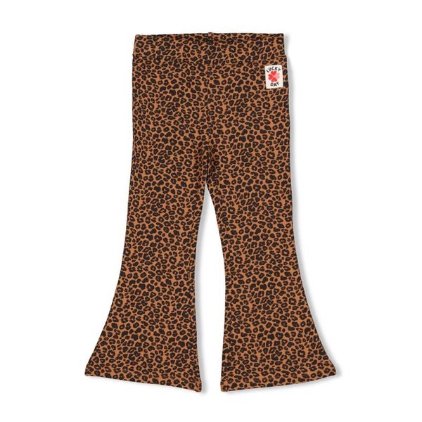JUBEL FLARED BROEK - QUEEN OF HEARTS