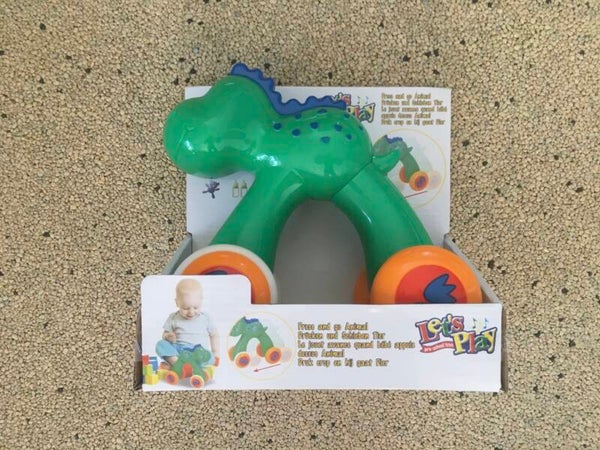 Lets Play Press en Go Dino kruipspeelgoed