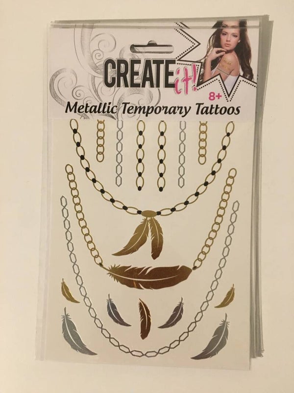 Tattoo Metallic look 5, Tijdelijk 3 tot 7 dagen