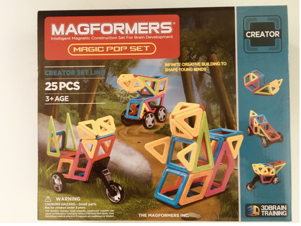 Magic Pop Set 25P, magnetische bouwset