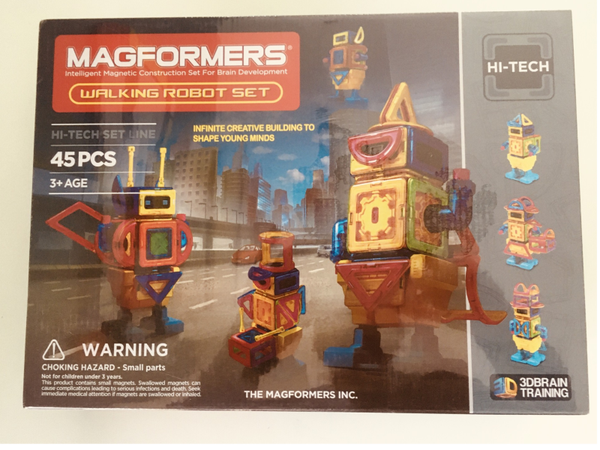 Magformers Hi-Tech Walking Robot Set - 45 Stuks