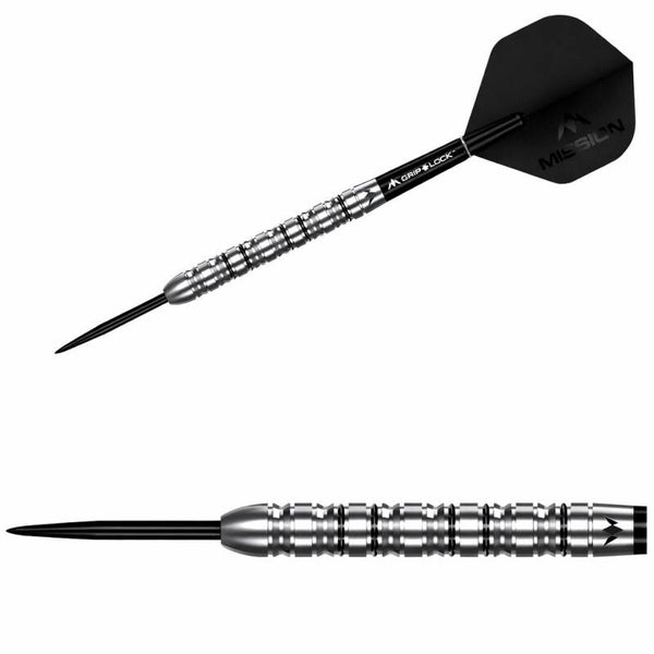 Mission Argent – 90% Tungsten – Steeldarts 22g – 24g