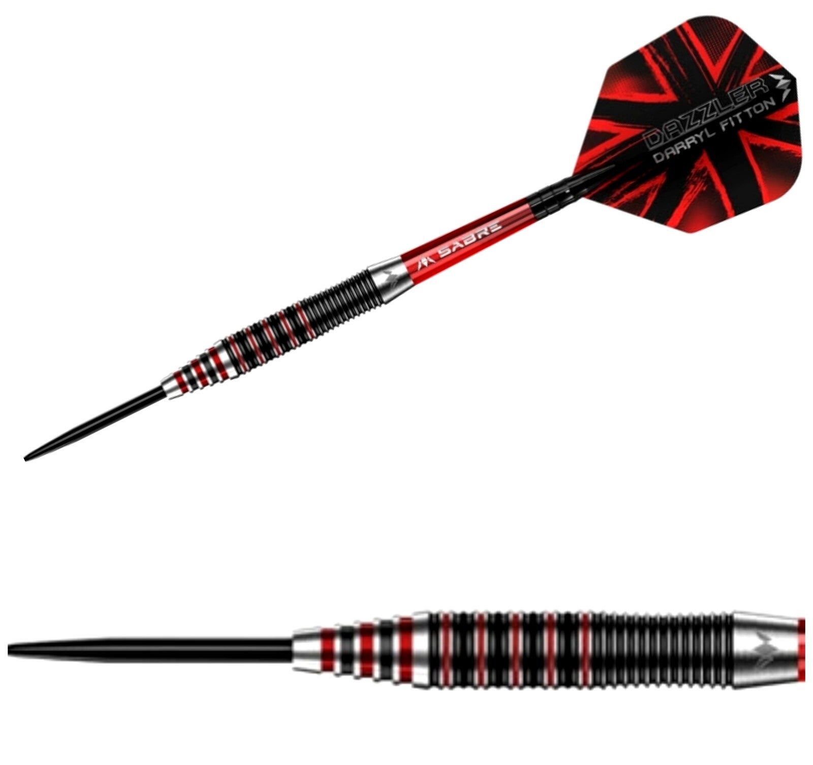 Mission Darryl Fitton "The Dazzler" – 95% Tungsten – Steeldarts 22g – 24g – 26g