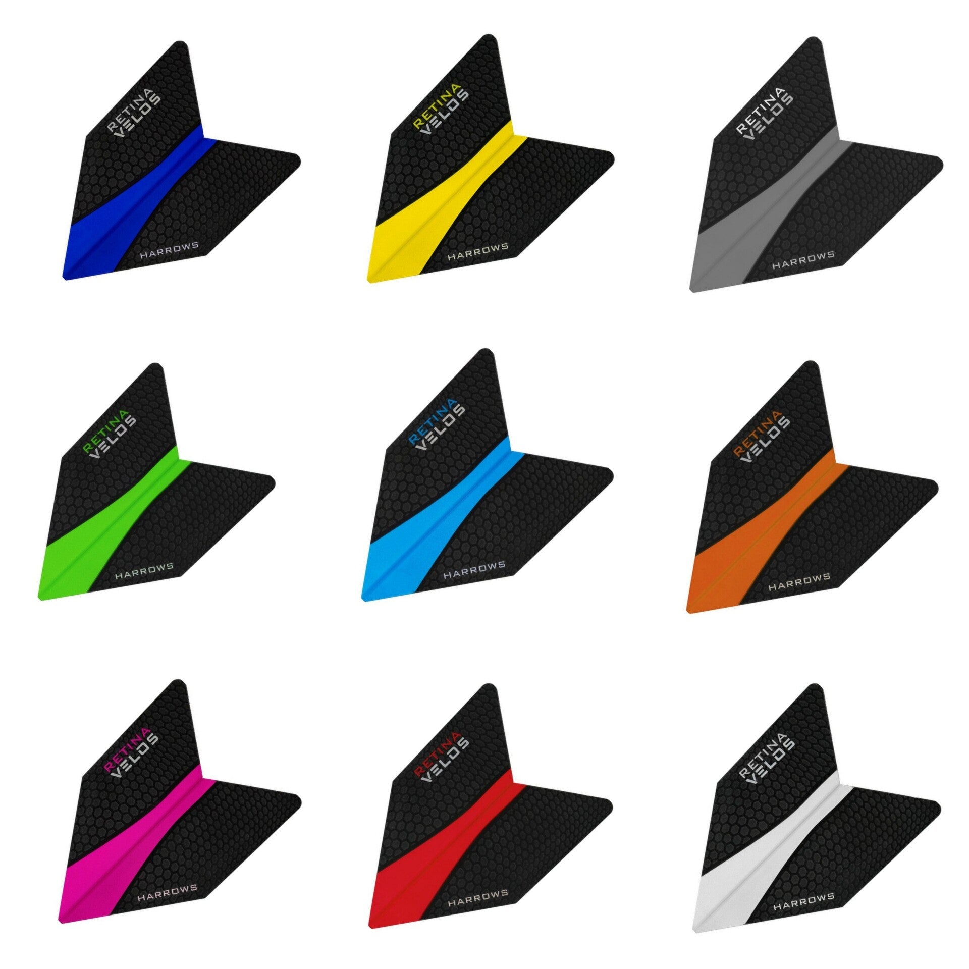 Harrows Retina – Dart Flights – Velos – 100 Mikron – Farbauswahl