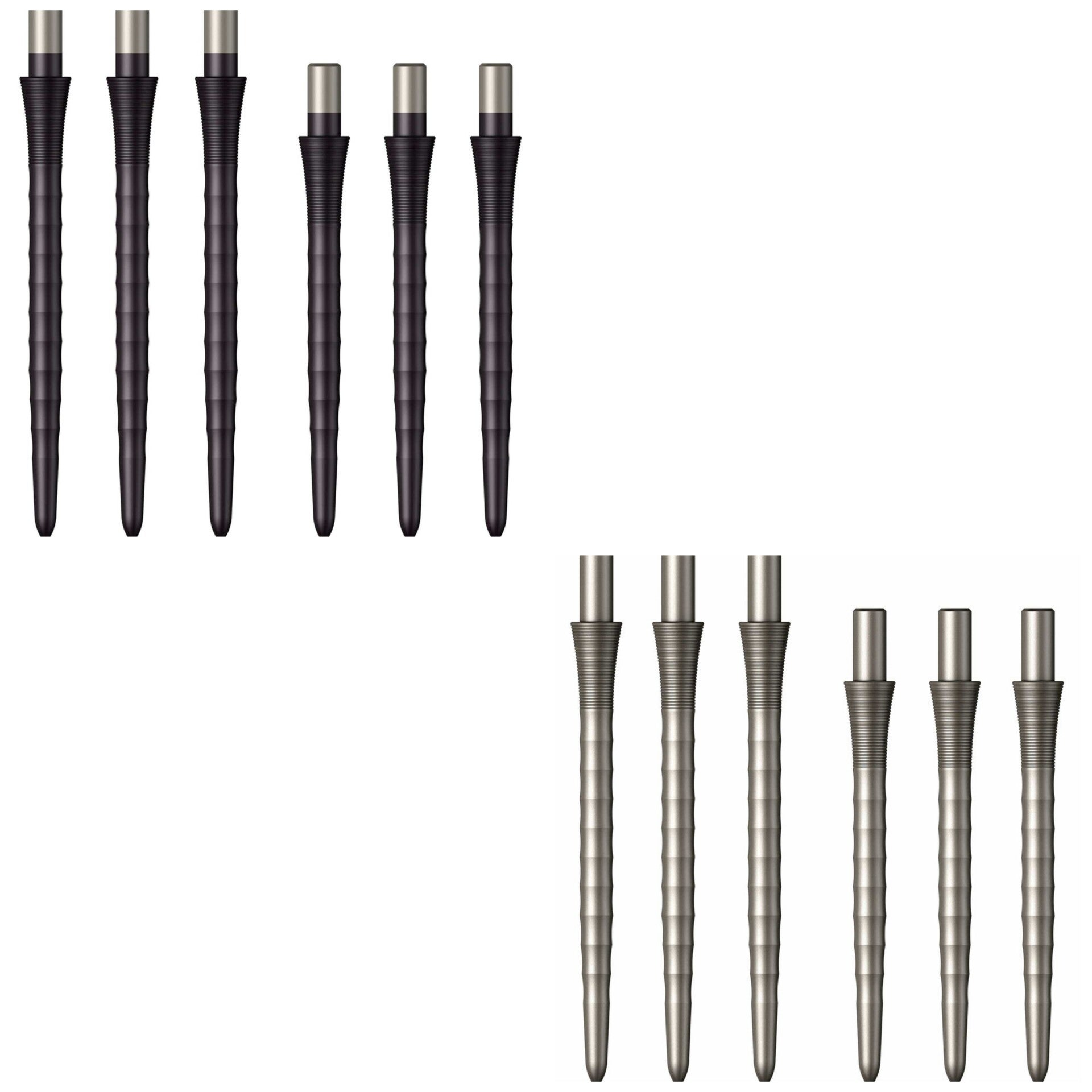 Mission Sniper Ripple Steeldart Spitzen | Silber – Schwarz | 28 mm – 32 mm