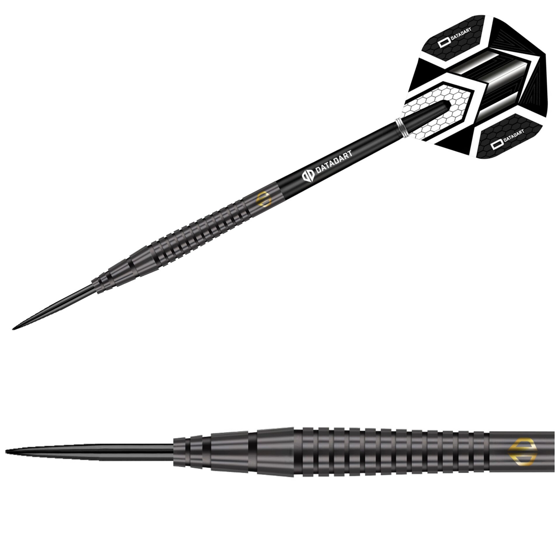 Datadart Black Ringed – 90% Tungsten – Steeldarts 22g – 24g – 26g
