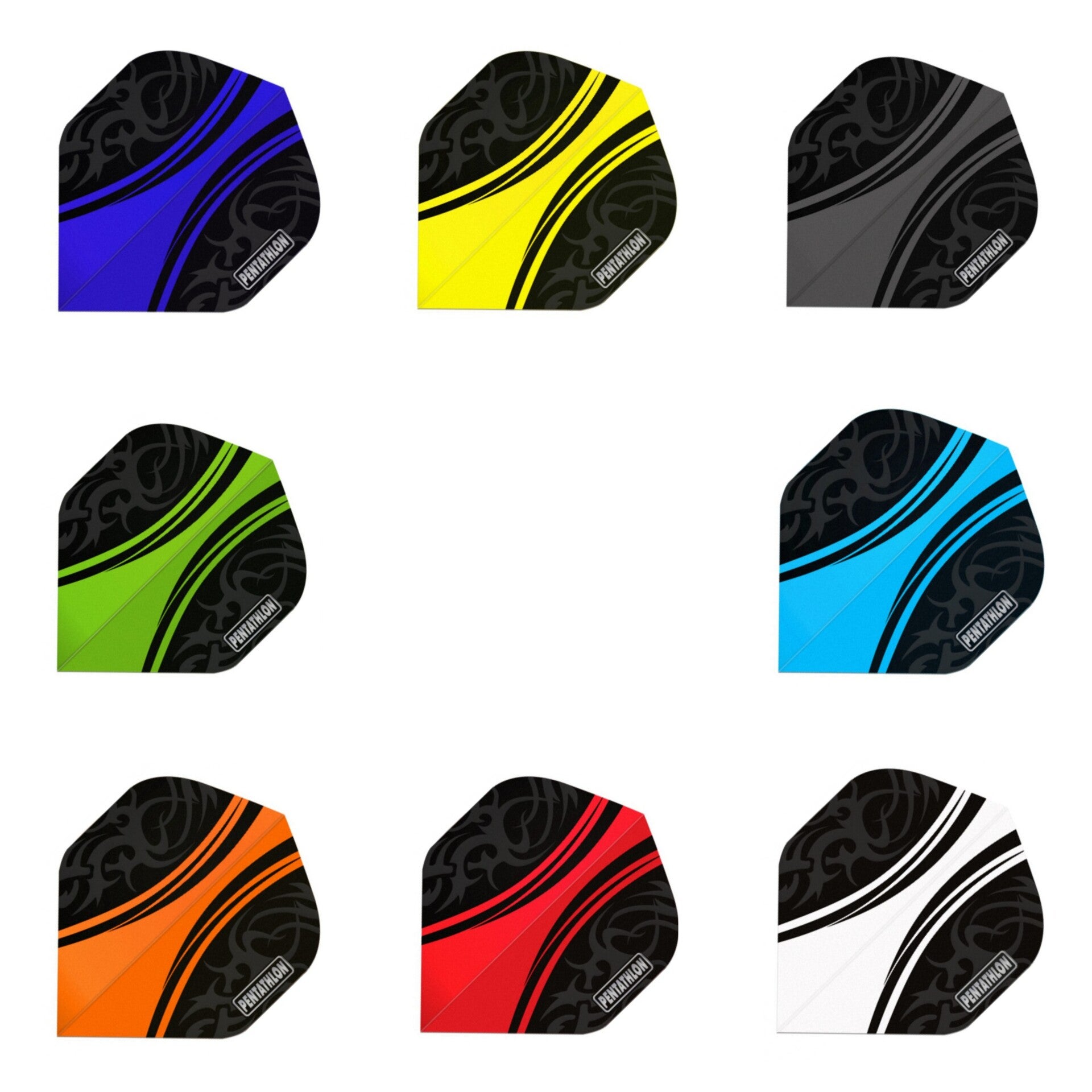 Pentathlon Classic Transparent – Dart Flights – Standard – 100 Mikron – Farbauswahl