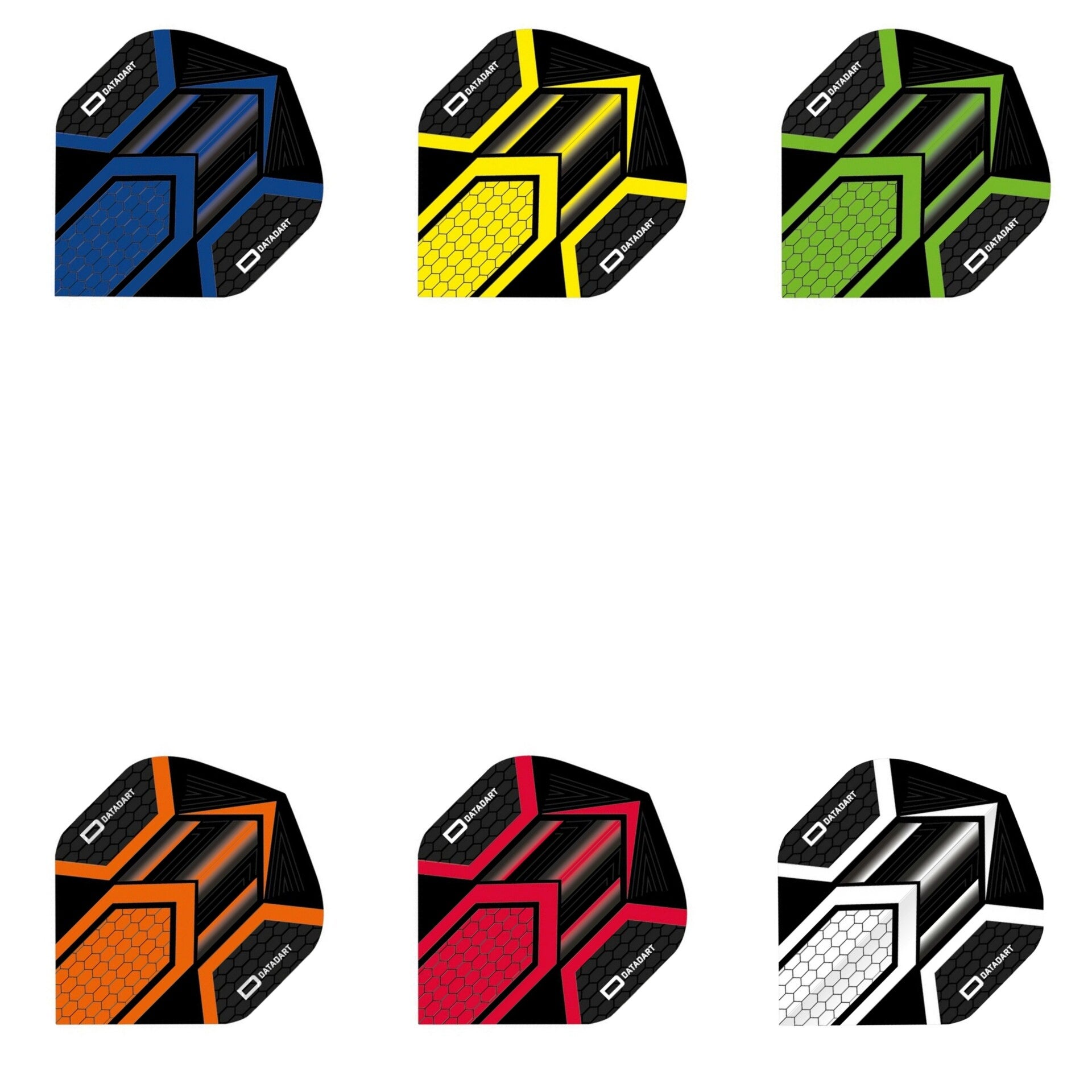 Datadart Hex – Dart Flights – Standard – 100 Mikron – Farbauswahl