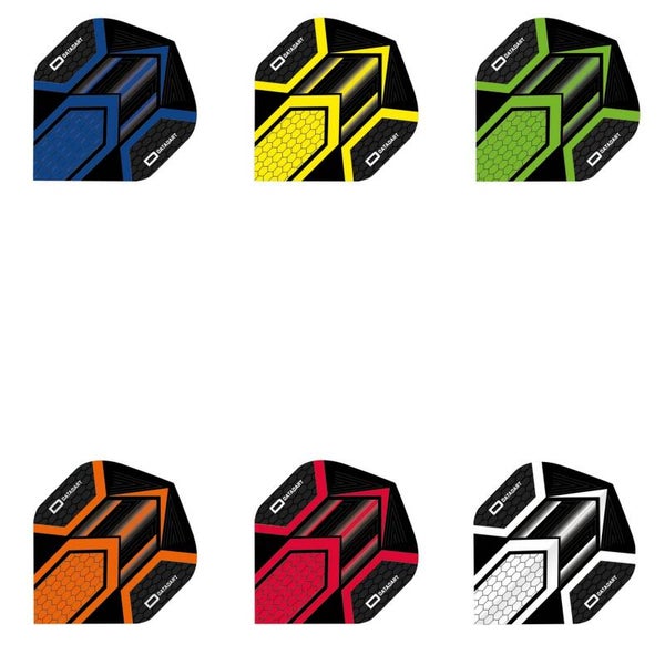 Datadart Hex – Dart Flights – Standard – 100 Mikron – Farbauswahl