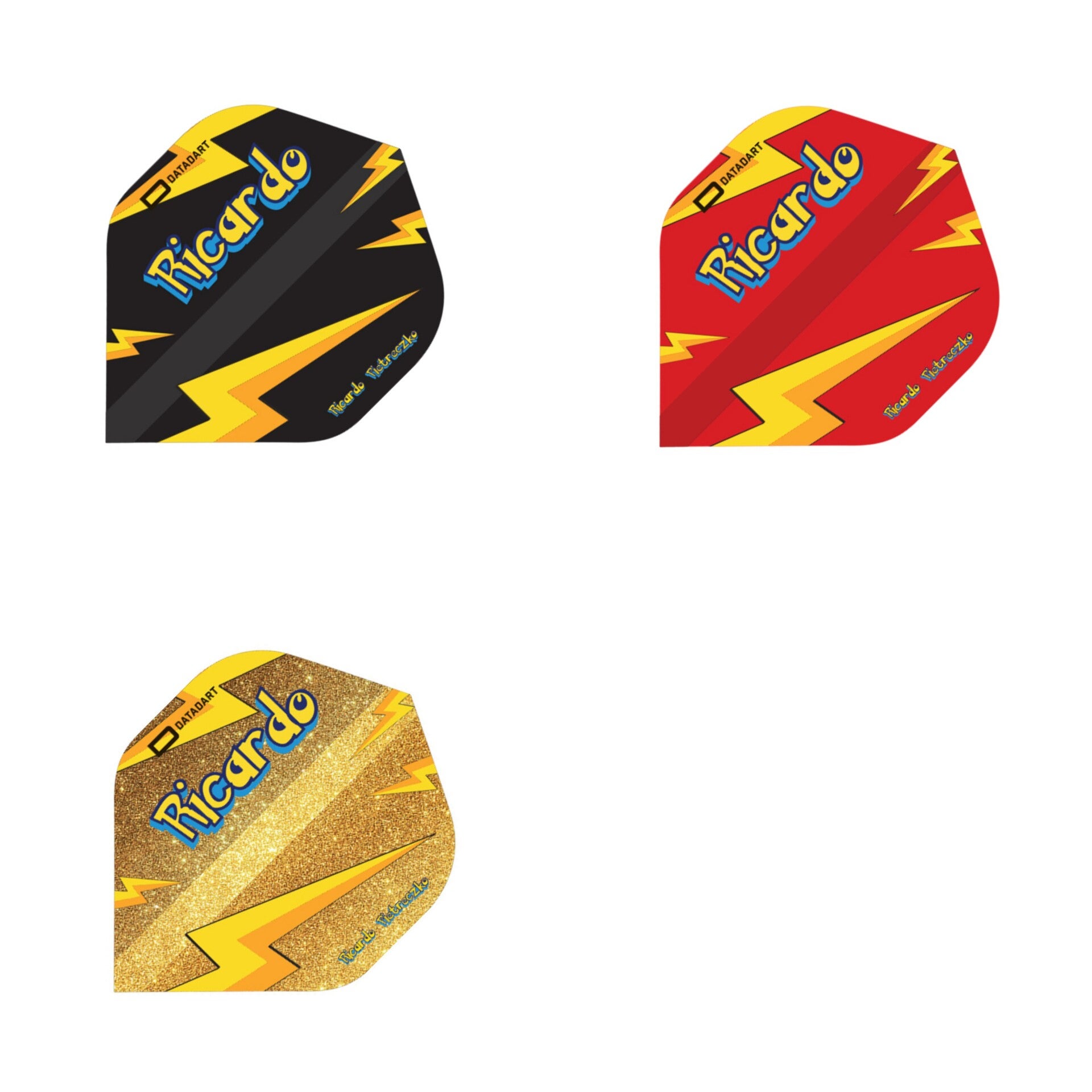 Datadart Ricardo Pietreczko – Dart Flights – Standard – 100 Mikron – Farbauswahl
